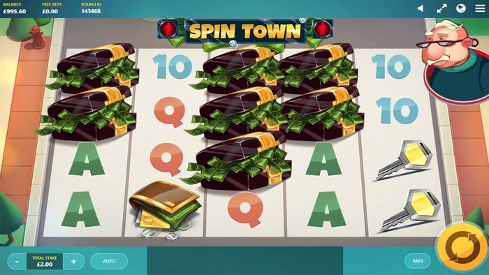 Spin Town - новый автомат студии Red Tiger Gaming