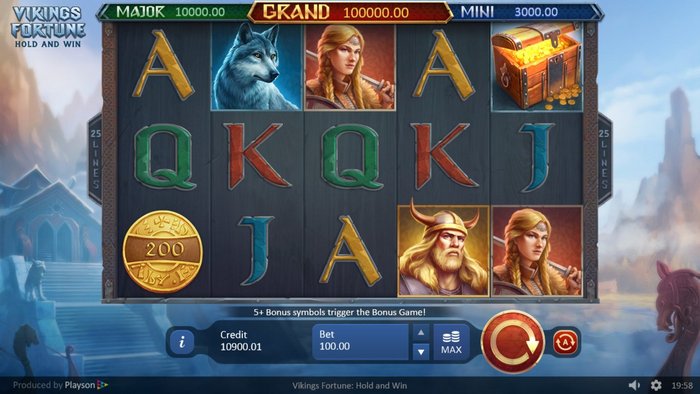 Vikings Fortune Hold and Win - автомат от Playson