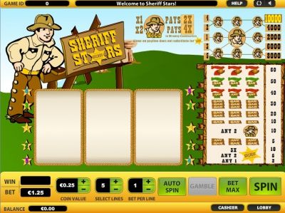 Игровой автомат Sheriff Stars