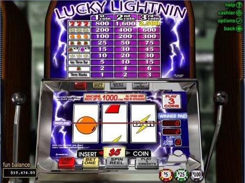Игровой автомат Lucky Lightnin&#039;