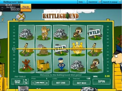 Игровой автомат Battleground Spins