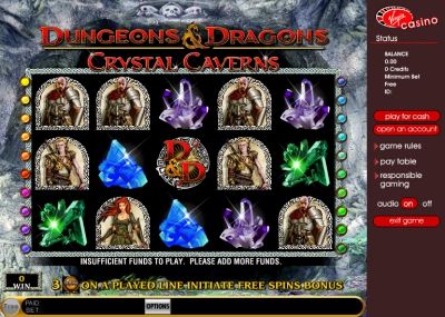 Игровой автомат Dungeons &amp; Dragons - Crystal Caverns