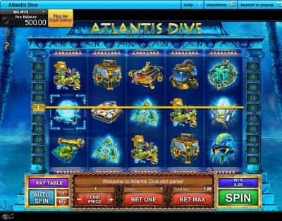 Игровой автомат Atlantis Dive