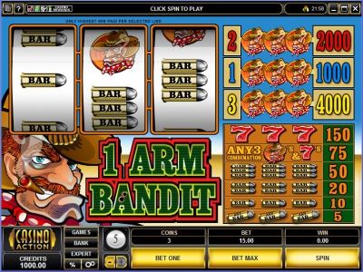 Игровой автомат 1 Arm Bandit