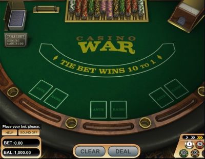 Casino War играть бесплатно