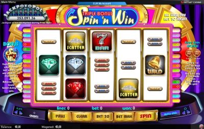 Игровой автомат Triple Bonus Spin &#039;N Win