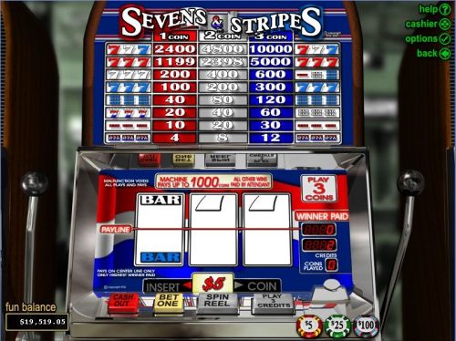 Игровой автомат Sevens &amp; Stripes