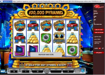 Игровой автомат 100,000 Pyramid