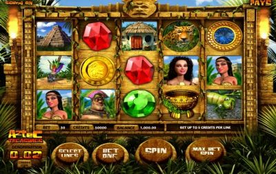 Игровой автомат Aztec Treasures 3D
