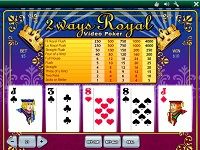 Играть в видео-покер 2 Ways Royal n бесплатно