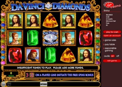 Игровой автомат Da Vinci Diamonds