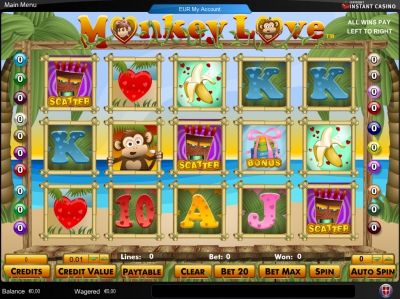 Игровой автомат Monkey Love