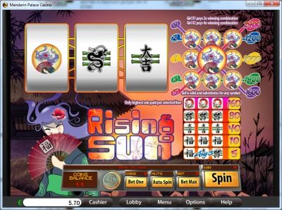 Игровой автомат Rising Sun 3 Reel