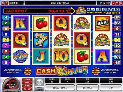 Игровой автомат CashSplash 5-Reel