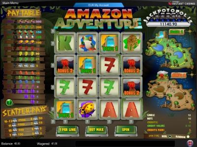 Игровой автомат Amazon Adventure
