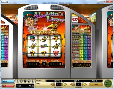 Игровой автомат Aladdin&#039;s Lamp