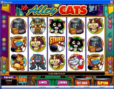 Игровой автомат Alley Cats