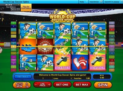 Игровой автомат World-Cup Soccer Spins