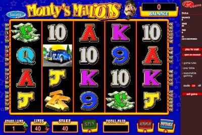 Игровой автомат Monty&#039;s Millions