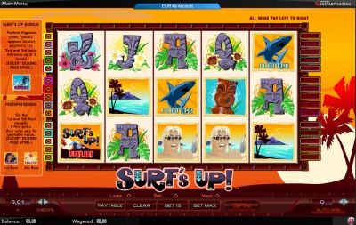 Игровой автомат Surf&#039;s Up