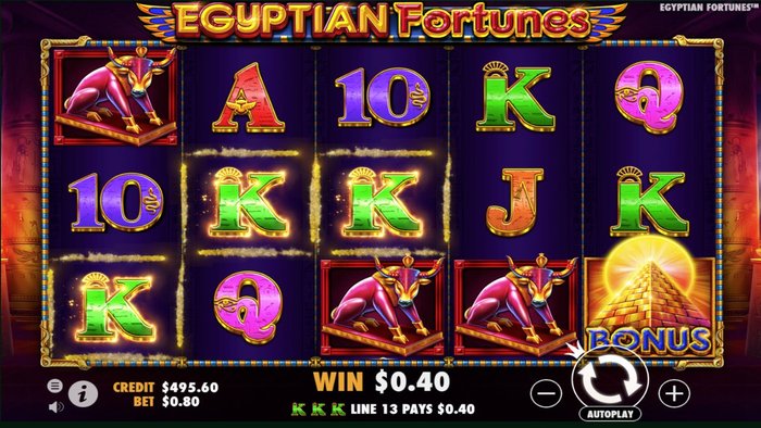 Слот Egyptian Fortunes от Pragmatic Play