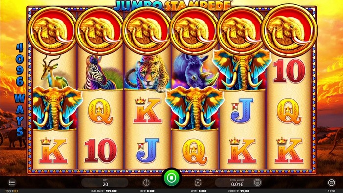 Новинка Jumbo Stampede от iSoftBet