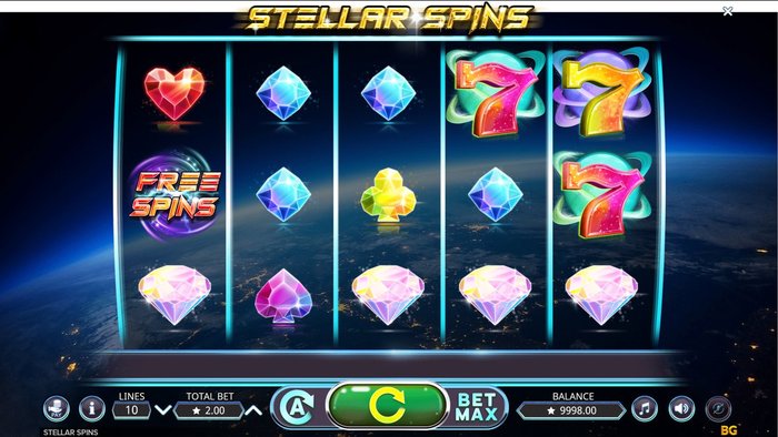 Stellar Spins - новый автомат от Booming Games