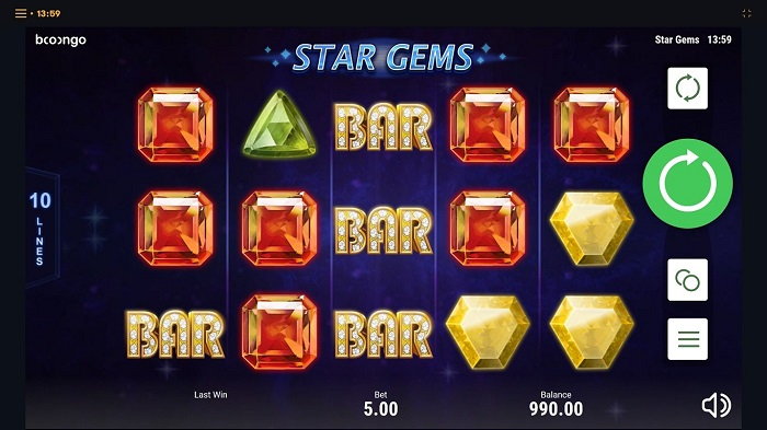 Star Gems автомат от Booongo