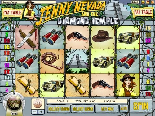 Игровой автомат Jenny Nevada and the Diamond Temple