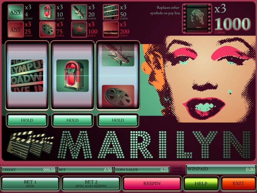 Игровой автомат Marilyn