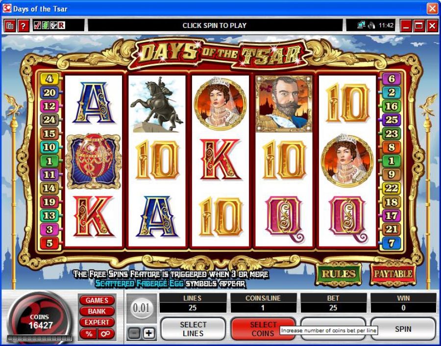 Игровой автомат Days of the Tsar