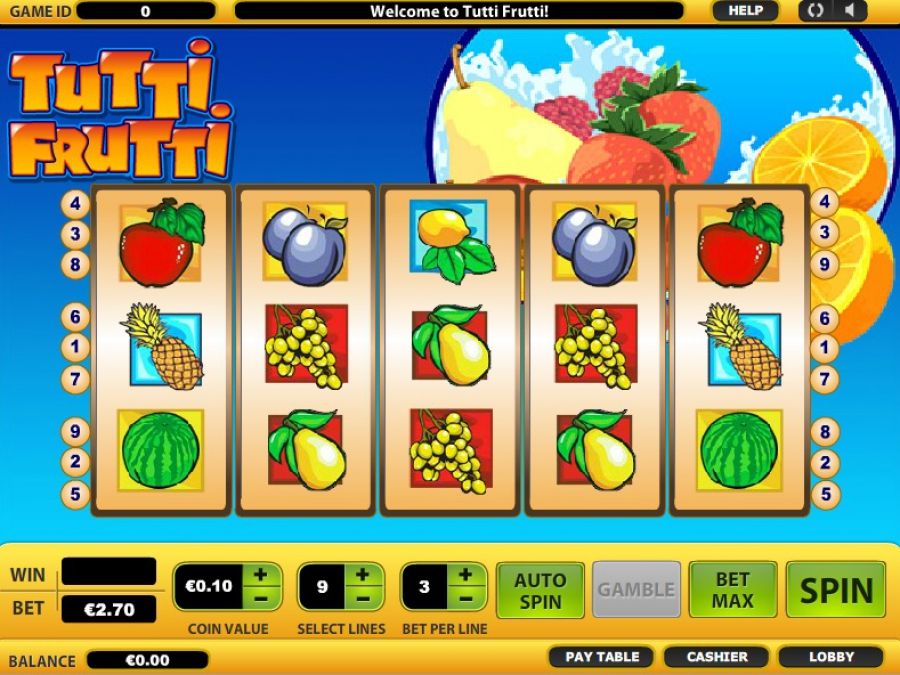 Игровой автомат Tutti Frutti