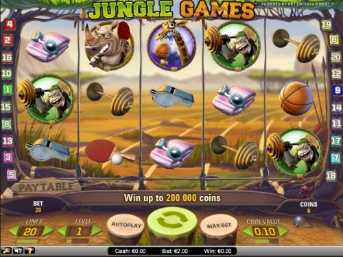 Игровой автомат Jungle Games