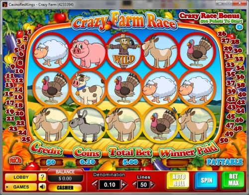 Игровой автомат Crazy Farm Race