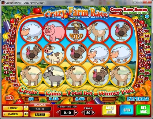 Игровой автомат Crazy Farm Race