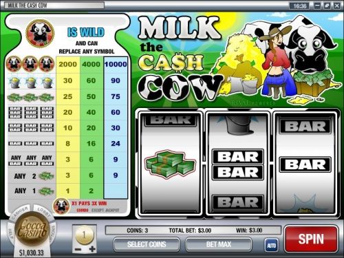 Игровой автомат Milk the Cash Cow