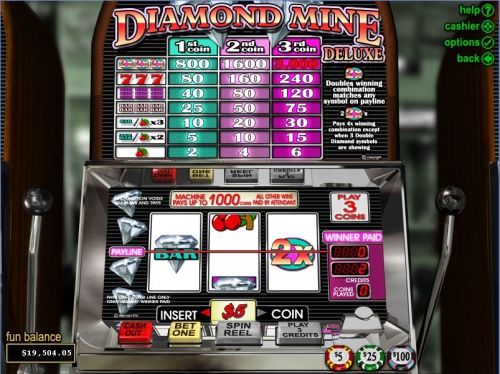 Игровой автомат Diamond Mine Deluxe