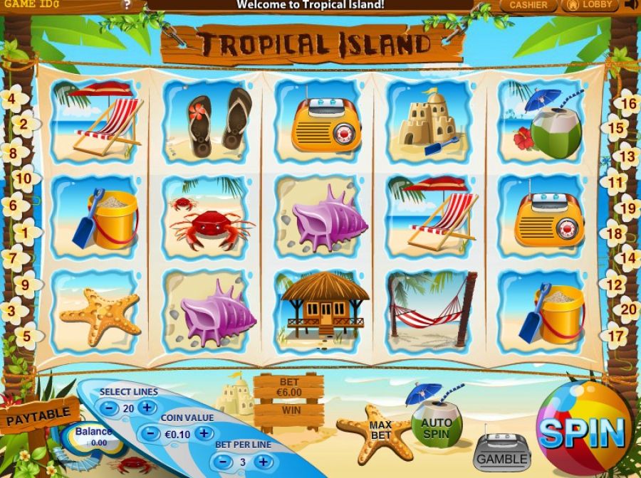 Игровой автомат Tropical Island