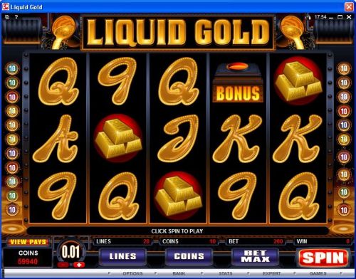 Игровой автомат Liquid Gold