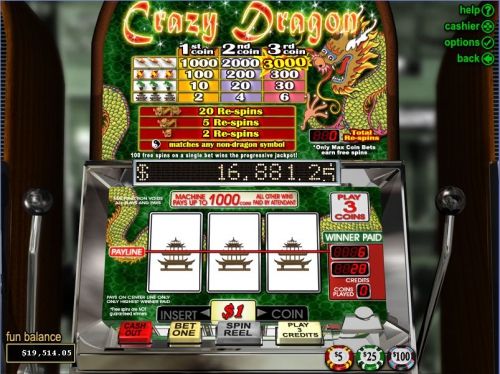 Игровой автомат Crazy Dragon