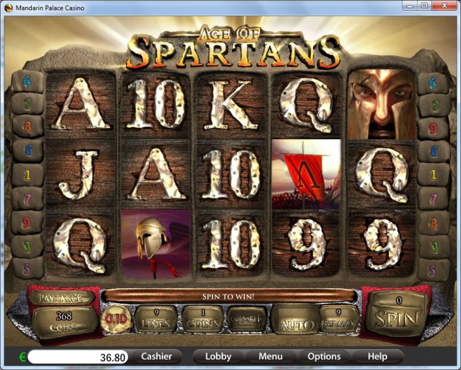 Игровой автомат Age Of Spartans