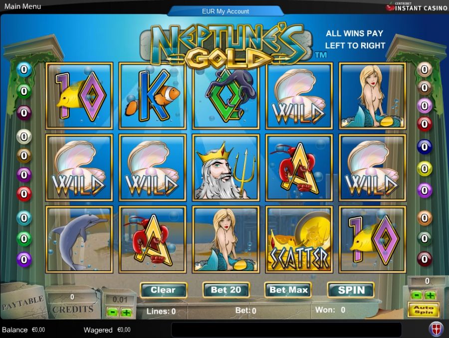 Игровой автомат Neptune&#039;s Gold