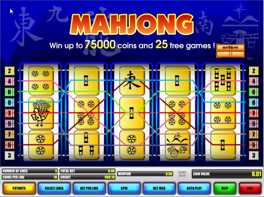 Игровой автомат MahJong