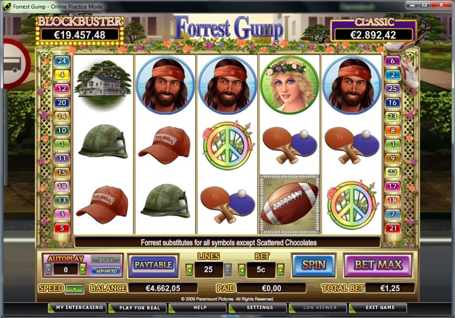 Игровой автомат Forrest Gump