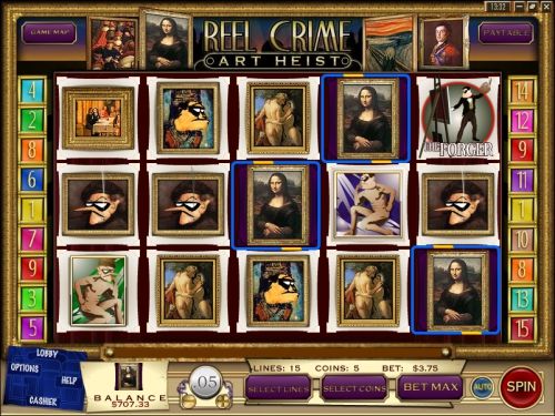 Игровой автомат Reel Crime 2: Art Heist