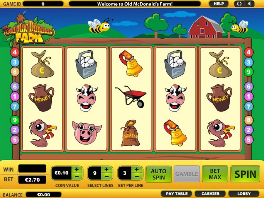 Игровой автомат Mac Donald&#039;s Farm