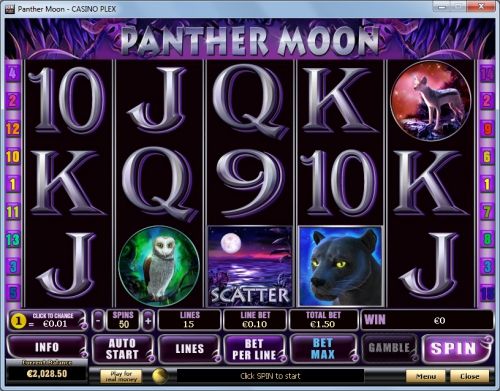 Игровой автомат Panther Moon