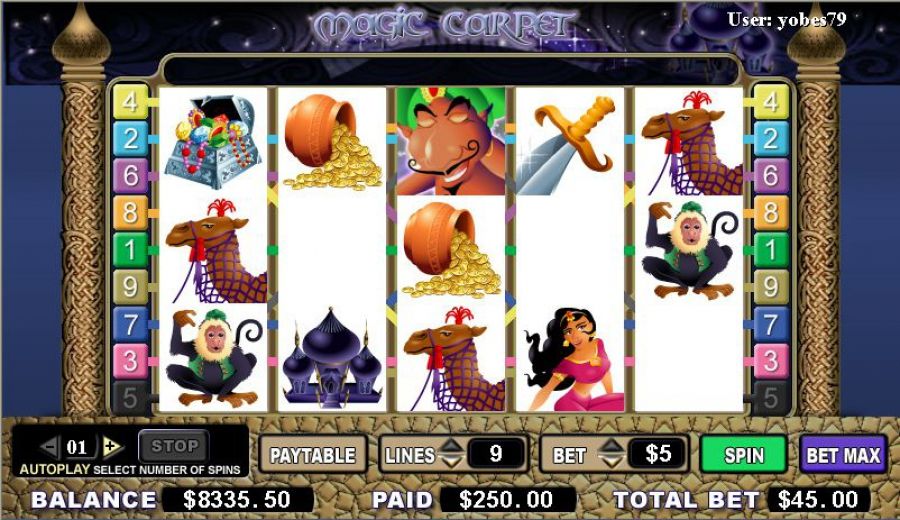 Игровой автомат Magic Carpet