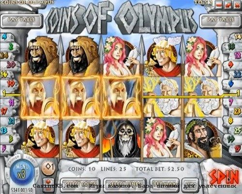 Coins of Olympus - новый слот от Rival Gaming