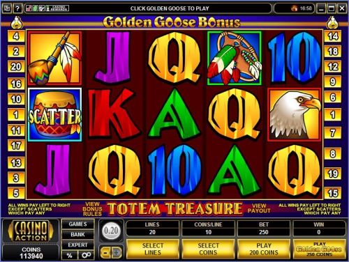 Игровой автомат Golden Goose - Totem Treasure